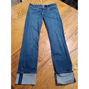 Hudson Jeans Womens  26 Blue CUFF Preowned Winter Summer Work Casual Spring Used